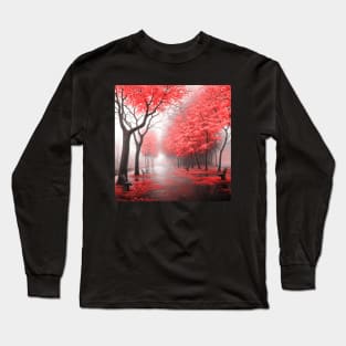 Path with trees Long Sleeve T-Shirt